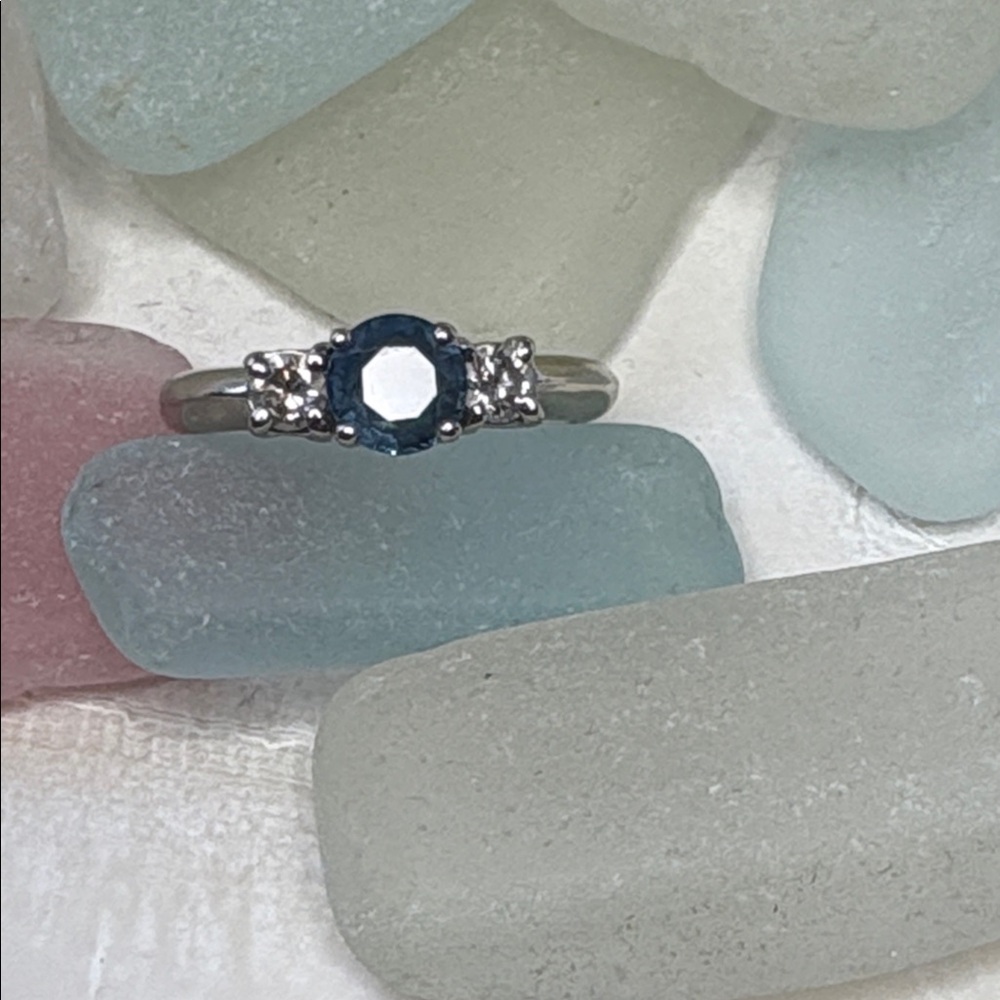 LeVian Tanzanite Diamond 18K Ring - Picture 6 of 14